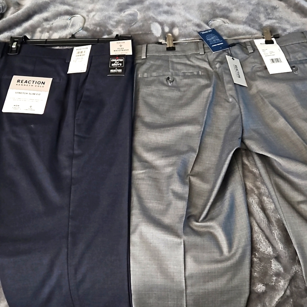 2 Pairs of Kenneth Cole Dress Pants.BRAND NEW w/ TAGS!! NEVER WORN!!